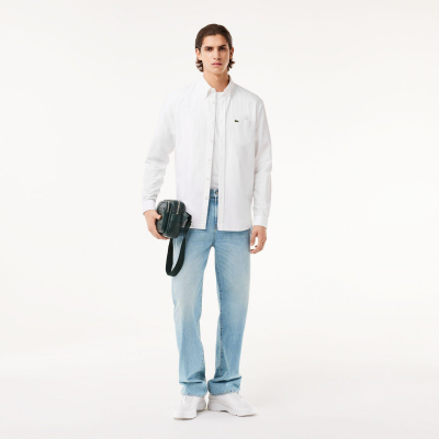 Chemise regular fit oxford en coton